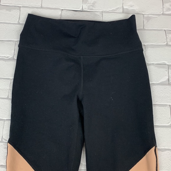 Fabletics Powerhold Leggings. Size Small. Hidden pocket. Black Nude. Sheer - Picture 3 of 11